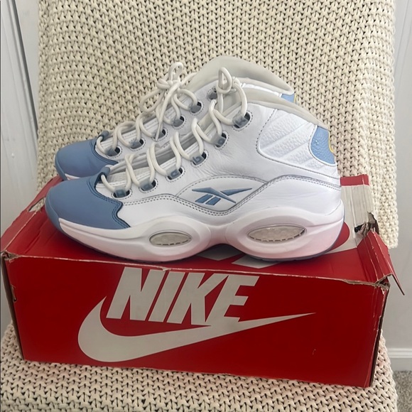 Reebok Other - Iverson  Reebok Questions On To The Next blue white